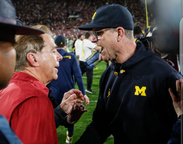 Nick Saban Had a Strange Explanation for Why Michigan Gave….