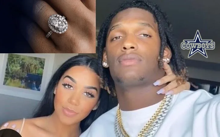 “Congratulation!” CeeDee Lamb proposed to Crymson Rose today.