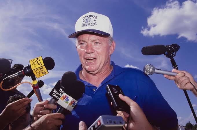 He announce the departure of Jerry Jones today due to…