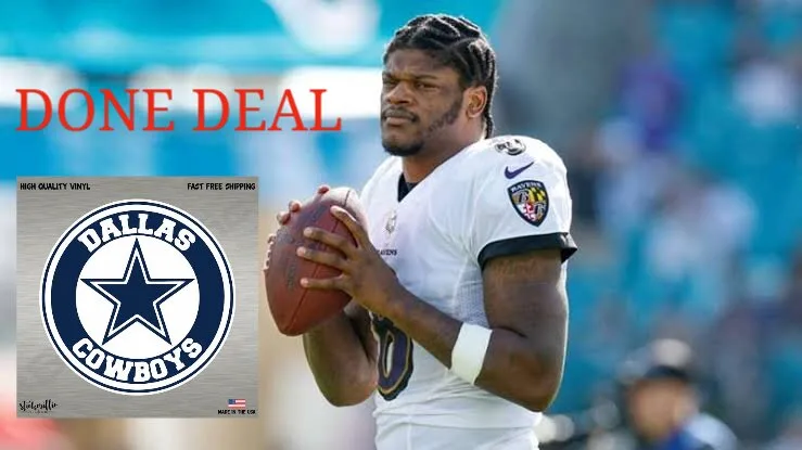 Lamar Jackson, Baltimore Ravens player join Dallas cowboys today with good intentions