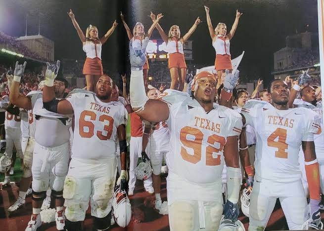 The Longhorns have won how many national titles in the history of Texas football championships?