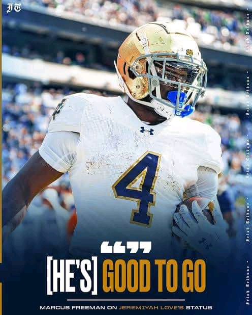 BREAKING HOT NEWS’ : Jeremiyah Love Re-Commited To Dame To Finishing His Career With Notre Dame ” Citing Unwavering Loyalty and Desire for Legendary Status….. Read full epic news details below….