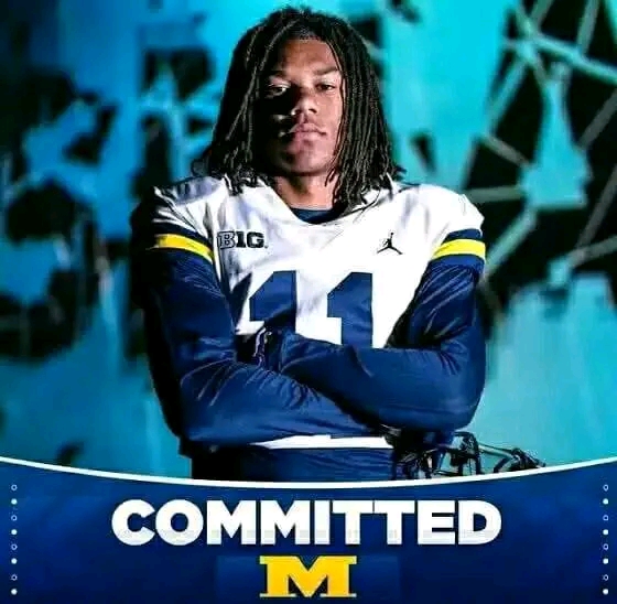 BREAKING:7 foot-4,363 pound Four-Star CB Elijah Dotson has Flipped his Commitment from Pitt to Michigan , he tells….