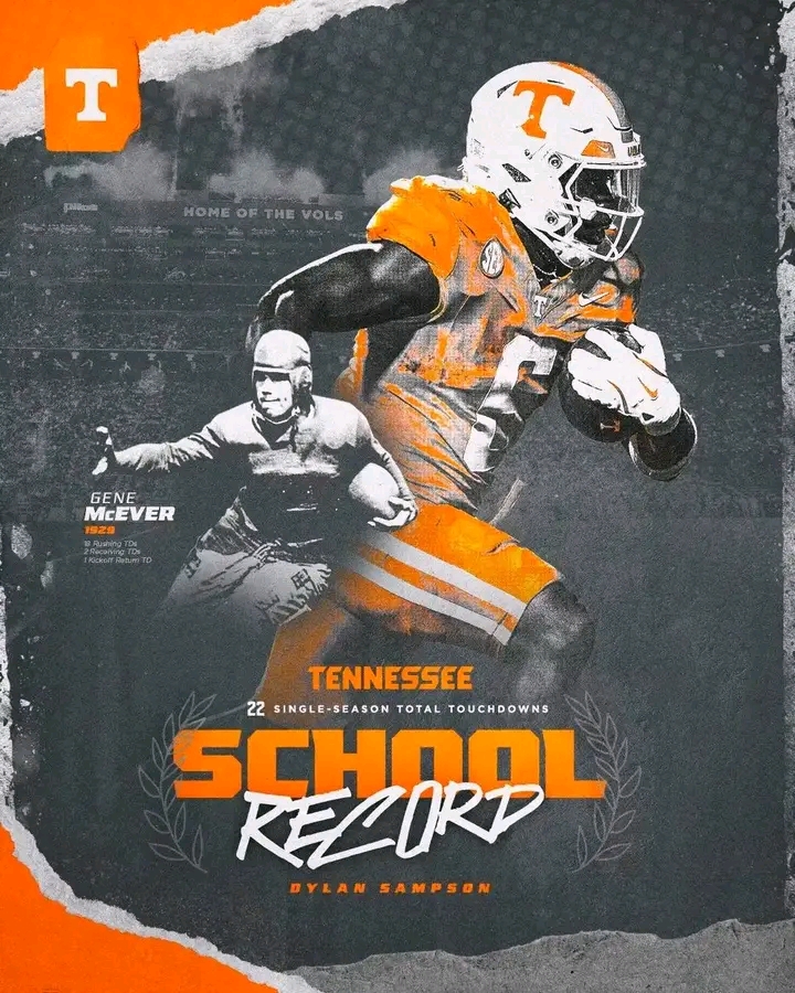 BREAKING NEWS: **Dylan Sampson Record Breaker! Congrats to Dylan Sampson on a hell of a season with games to spare breaking the all time single season school record!….