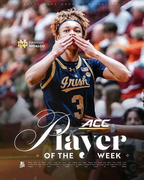 News-In: Notre Dame women’s basketball star Hannah Hidalgo was overcome with emotion Monday night, visibly moved to tears after receiving the prestigious Cheryl Miller Awad…