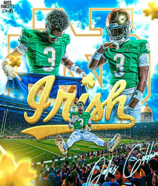 BREAKING: 2025 4 Star DB Dallas Golden had committed to Notre Dame…