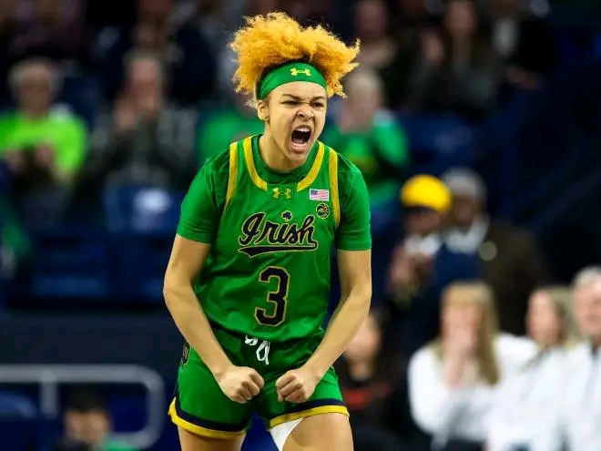 BREAKING: Hannah Hidalgo Re-Signs with Notre Dame, Set to Finish Her Career with the Fighting Irish Women’s Basketball….