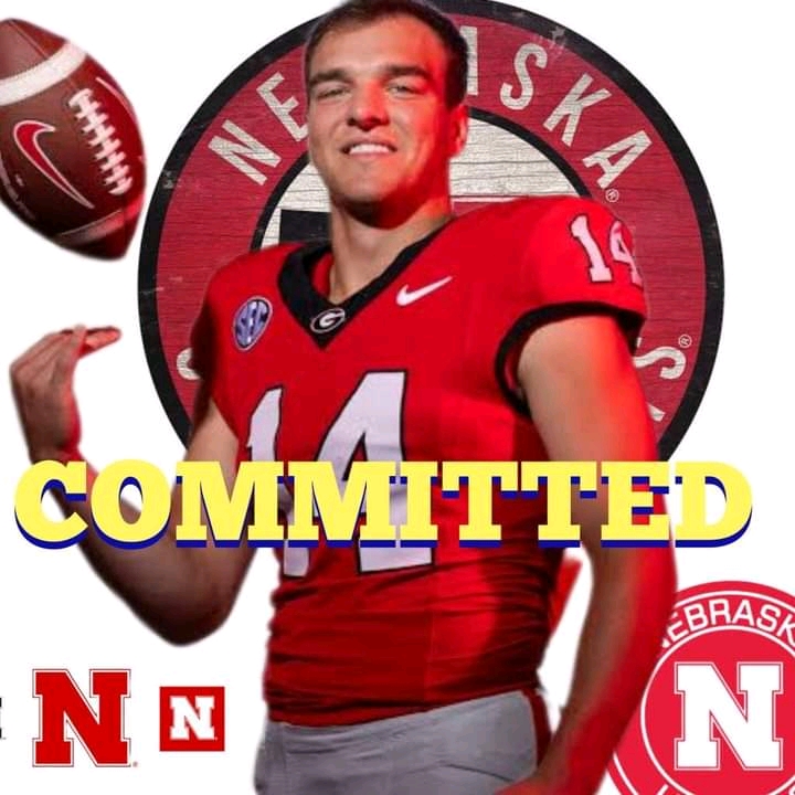 Georgia bulldogs starting QB Gunner Stockton stunned college football world with Commitment to Nebraska cornhuskears football University …..
