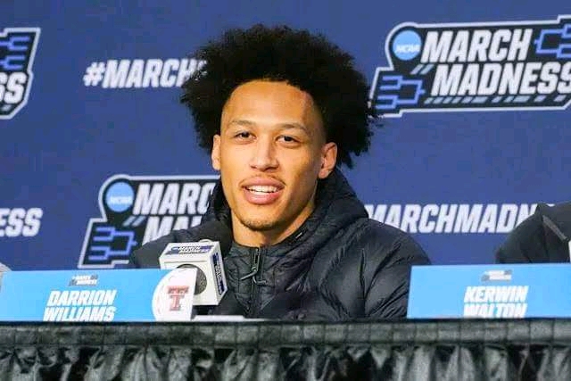 GREAT NEWS: Texas Tech Red Raiders men’s basketball Star junior forward DARRION WILLIAMS Stuns NCAA Men’s Basketball World, Rejects Lucrative $17.6 Million Second round rookie contract from top NBA Teams LA Lakers, Dallas Maverick to Remain with the Red Raiders; After making the Bold Decision the RED RAIDERS Promised to Offer him a…