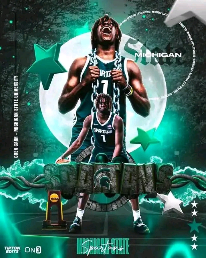 Michigan State Freshman Coen Carr Makes History, Earning Michael Jordan MVP, NBA Sportsmanship, and J. Walter Kennedy Citizenship Awards—A Breakout Talent Exemplifying Excellence in Performance, Character, and Community Impact.