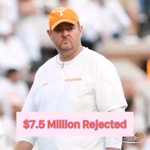Tennessee Football Head Coach Stuns College Football World, Rejects Jaw-Dropping $7.5 Million OCC Offer from Georgia, Notre Dame to Remain with the Tennessee Football; ‘I Have No Plans Beyond Being the Vols Head Coach…