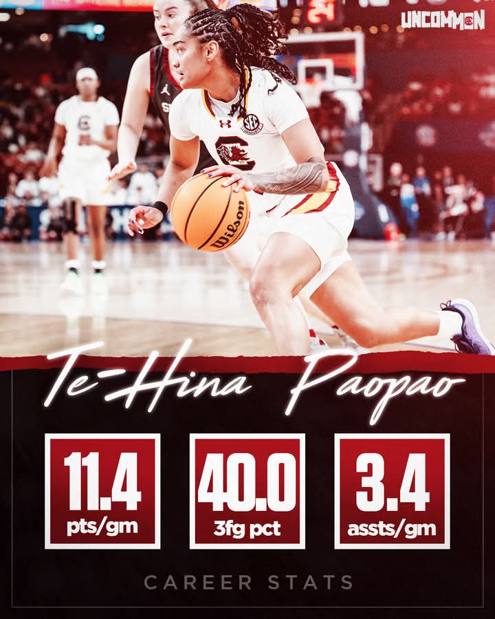 ESPN Reports:Why South Carolina women’s basketball’s Te-Hina Paopao didn’t accept WNBA draft invitation