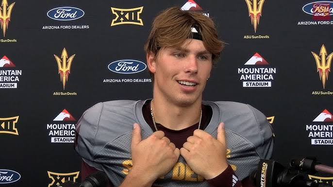Breaking: Arizona State Quarterback Sam Leavitt Makes Generous Donation to Pat Tillman Foundation…………