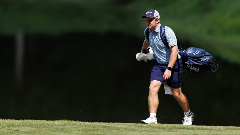 “Auburn, ranked No. 1, widens its lead to 18 points following the second round of the NCAA Regional.”…………..