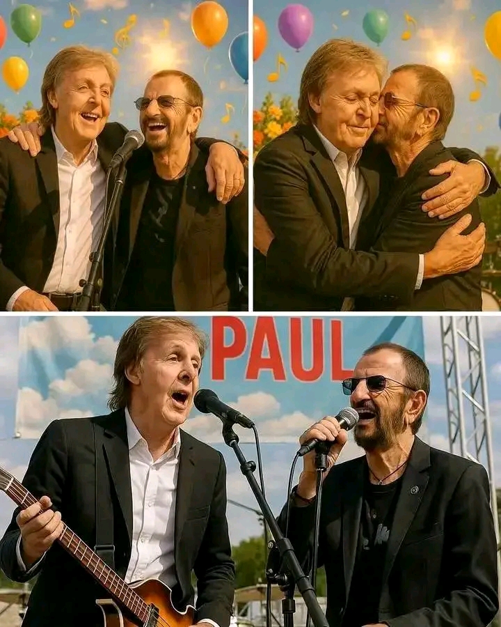 In a jaw-dropping moment that left 58,000 fans screaming, Paul McCartney pulled off the unthinkable—welcoming Ringo Starr onstage for a surprise Beatles mini-reunion! The crowd roared as Ringo, just days after turning 79, smashed through Sgt. Pepper’s Reprise and Helter Skelter, sounding as fierce as ever. But McCartney had one more shock up his sleeve: guitar legend Joe Walsh burst out for a blistering duel on The End, sending shockwaves through the arena. The audience — packed with stars like Leonardo DiCaprio and Emma Stone — danced wildly through the three-hour rock extravaganza. A night of pure musical history, where legends reunited and magic exploded under the LA sky!…..full video below…………..