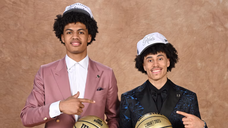 the Indiana Pacers made a surprising move by signing a pair of twins, Amen and Ausar Thompson, who are notable for being the first brothers drafted in the top five in the same year 2025-2030 as…