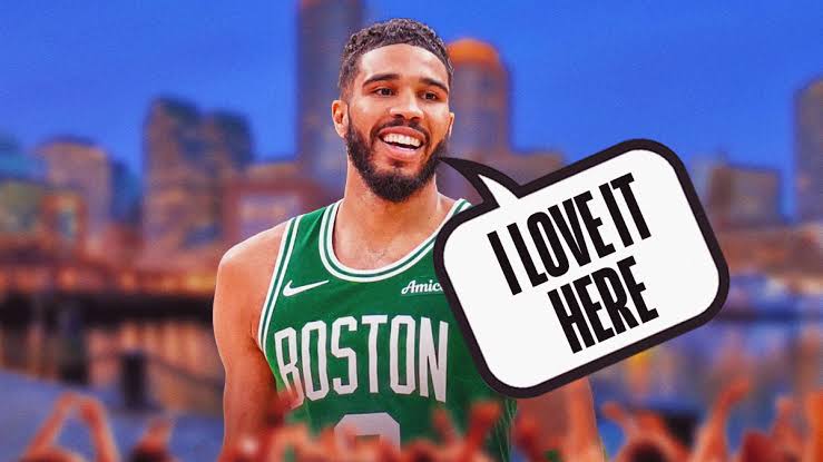 I love Boston Celtics and I won’t leave when my team needs me,Jayson Tatum Delcarels loyalty after breakthrough performance…….
