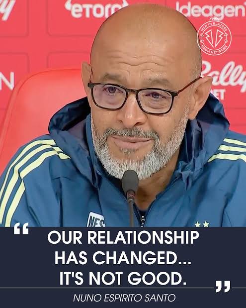 BREAKING NEWS: West Ham United has officially parted ways with head coach Nuno Espírito Santo following a series of poor results. The club is now reportedly moving quickly to secure the services of the Crystal Palace manager as his replacement………