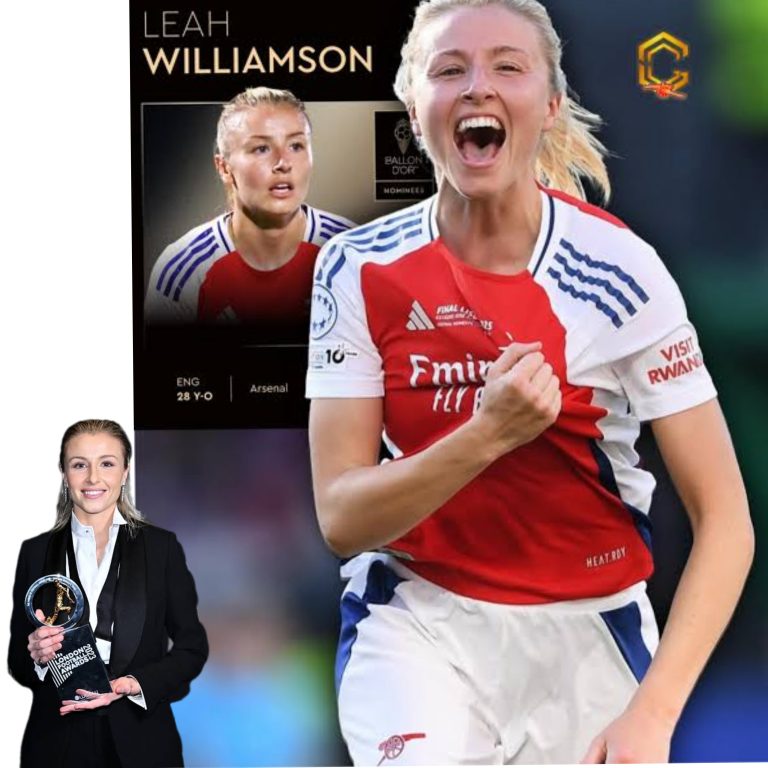 Congratulations Once again to our #Lionesses captain, Leah Williamson, on winning the Golden Player Woman award for 2025 followed by….