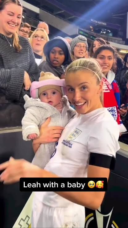 Leah Williamson had Emotional speech for the baby… see details…