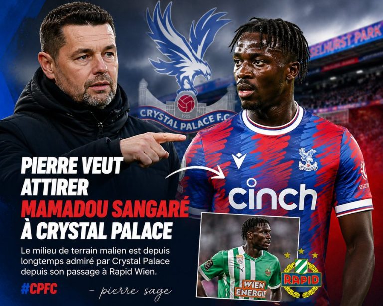 🚨🦅 Pierre Sage Ready to Seal Three-Year Crystal Palace Deal With Mamadou Sangaré Set to Follow – But Would the Malian Midfield Sensation Transform the Eagles or Spark a Huge Selection Dilemma by Pushing Adam Wharton Out of the Starting XI?